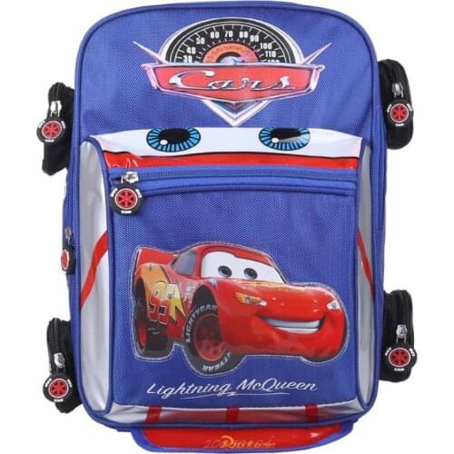 Childrens Schoolbags Cute Cartoon McQueen 95 Car Backpacks Boys Shoulder Bags 1-6 Grade Kids Fashion School Bags