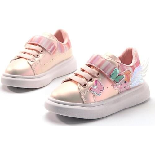 Babaya Autumn New Children Microfiber TPU Shoes Girls Sneakers Breathable Spring Fashion Kids Shoes For Girs Casual Shoe Student