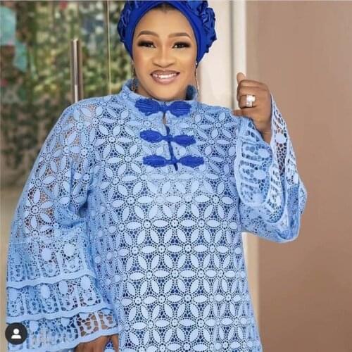 African Guipure Cord Lace Fabric Embroidery Water Soluble Lace For Wedding 2021 High Quality Nigerian Laces Fabrics j21-72