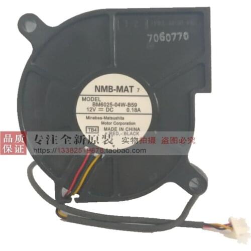 NEW NMB-MAT NMB BM6025-04W-B59 B49 6025 6CM turbine turbo Blower Projector cooling fan
