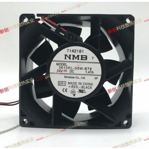 New original 3615RL-05W-B79 90MM 9238 24V 1.47A cooling fan waterproof