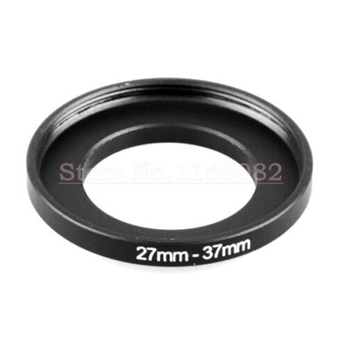 Wholesale 100pcs 27mm to 37mm 27-37 27-52 28-52 30-49 30-52 34-37 37-42 42-52 37-49MM Lens Stepping Step Up Filter Ring Adapter
