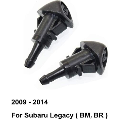 Front Windshield Washer Nozzle 86636AJ10B for Subaru Legacy ( 2010 - 2014 ) ( Pack of 2 )