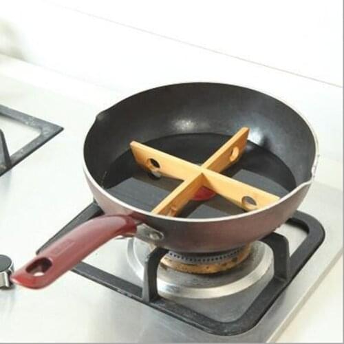 Tray Rack Detachable Wood Table Mat Kitchen Pot Heat Insulated Cooling Dish Potholders Gadget Holder