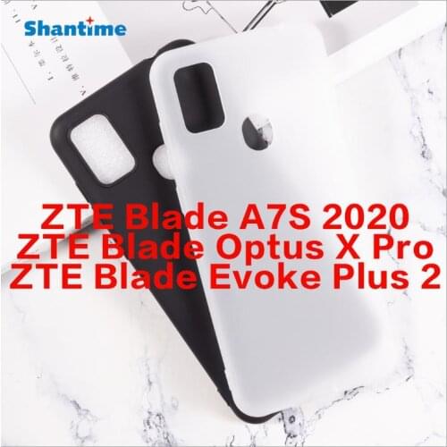 Luxury Soft Silicone Phone Case For ZTE BLade A7S 2020 A 7S Cover ZTE Blade Optus X Pro/Evoke Plus 2 Back Covers Coque Funda