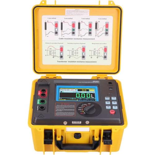ETCR3520 Insulation Resistance Tester Portable LCD Digital 5KV Megohm Meter for Cable Motor Resistance Measuring Device
