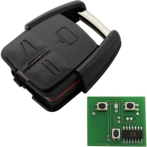 XRSHKEY 3 Button Remote Control Car Key 433.92Mhz for Opel Vauxhall for Astra Vectra Zafira Alarm with Light