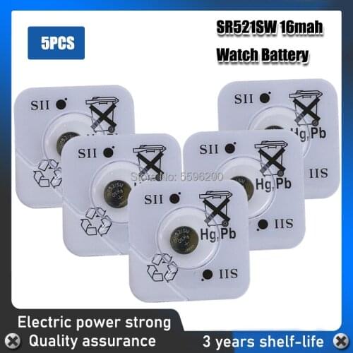 5Pcs/Lot New LONG LASTING FOR SEIZAIKEN 379 SR521SW D379 SR63 V379 AG0 Watch Battery Button Coin Cell 100% Original
