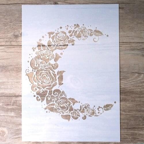 A4 A3 A2 Size DIY Craft Mandala Stencils for Painting on Wood,Fabric,Walls Art Scrapbooking Stamping Album Embossing Paper Cards