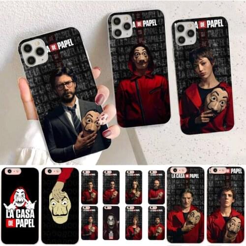 YNDFCNB Money Heist House Paper TV-Show Phone Case for iPhone 11 12 pro XS MAX 8 7 6 6S Plus X 5S SE 2020 XR case