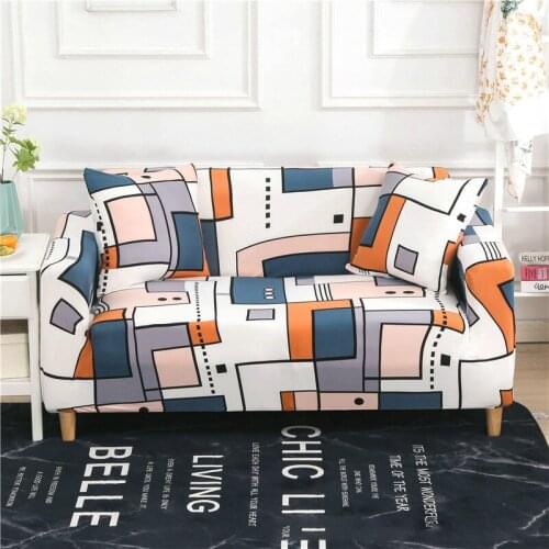 Strip Pattern Sofa Cover Cotton Couch Cover Elastic Sofa Covers for Living Room Pets Corner L Shaped Chaise Longue cubre sofa
