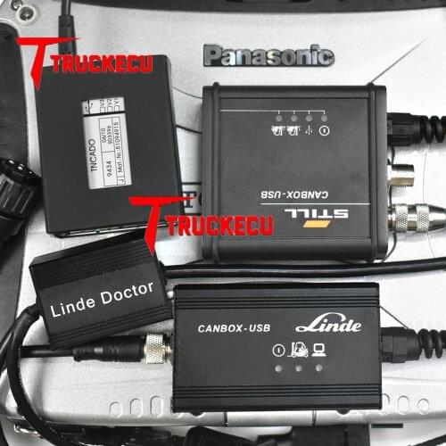 For JUDIT 4 Jungheinrich Judit box Judit Incado+linde canbox doctor+Judit LSG LINDOS forklift truck diagnostic tool+CF19 laptop