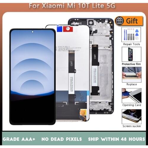 6.67'' Screen For Xiaomi Mi 10T Lite 5G M2007J17G LCD Display 10 Touches Screen Digitizer Parts