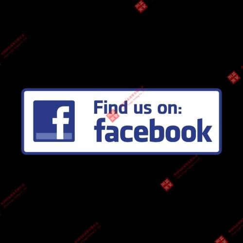 Personality Car Stickers Facebook Twitter Instagram Logo Decals Accessories Auto Decorative Stickers PVC