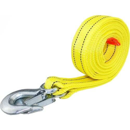 IZTOSS 1.65" X 13', 5 Ton Polyester Tow Strap Rope 2 Hooks 11,000lb Towing Recovery