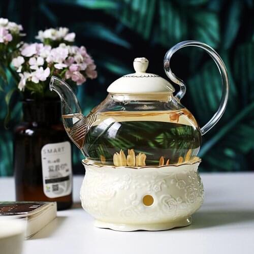 500ml coffee kettle coffee teapot glass pot European style gooseneck kettle heat-resistant coffee pot samovar tea sets
