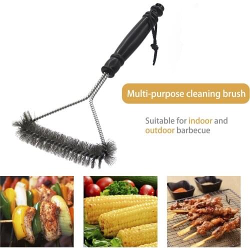 Kitchen Accessories BBQ Grill Barbecue Kit Cleaning Brush Stainless Steel Cooking Tools Barbecue Gadgets Accessories Brushes