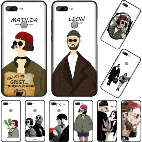 Leon Matilda Natalie Portman Movie Phone Case For Huawei Honor 7C 7A 8X 8A 9 10 10i Lite 20 NOVA 3i 3e