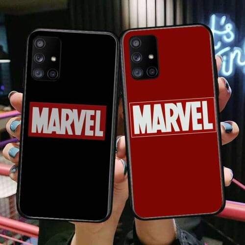 Marvel Comics Phone Case Hull For Samsung Galaxy A 50 51 20 71 70 40 30 10 80 E 5G S Black Shell Art Cell Cove