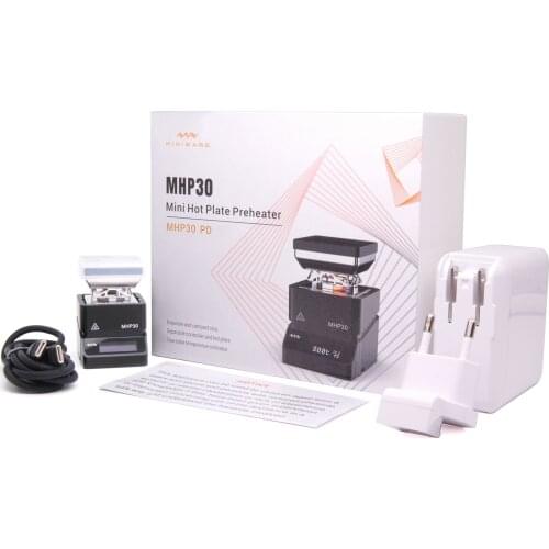 MHP30 Mini Hot Plate Preheater 30*30mm Heating Area Constant Temperature heating Table 300 degree Intelligent Heating Tool