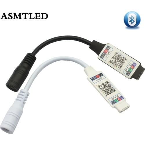 Mini RGB Bluetooth Controller Music Bluetooth Smart Controller Light Strip Controller For 5050 2835 RGB LED Strip DC 5-24V