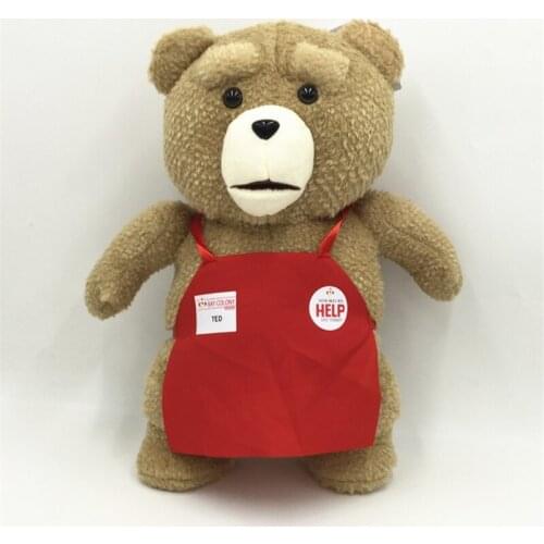 18'' Ted Movie Ted Bear Shirt Plush Stuffed Soft Toy Animal Doll Best Gift Hot