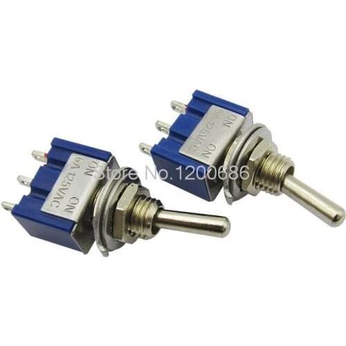 Toggle switch shake single button switch gear 6A/125V 3A/250V tripod