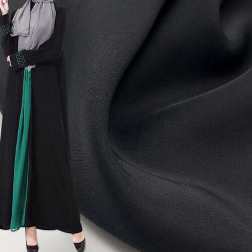 On Sale Nida Abaya Dress Fabric Formal Black Royal Style