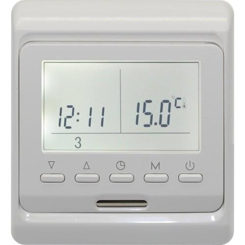With heating sensor Programmable thermostat Electric Digital Floor Heating Room Air Warm Controller temperature controller