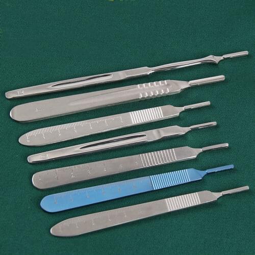 Shanghai Zhonghe Tiangong No. 3 Knife Handle No. 11 Blade Stainless Steel Scalpel No. 4 No. 24 Double Eyelid Surgery Tool