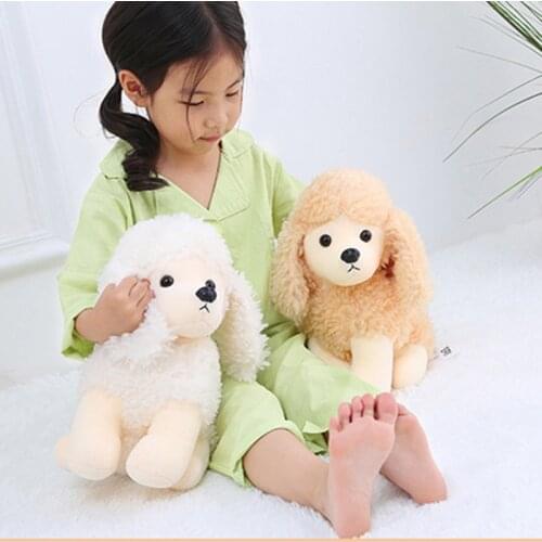 Cute Poodle Plush Toys Stuffed Plush Animal Doll Baby Accompany Sleep Toy Gifts for Kids