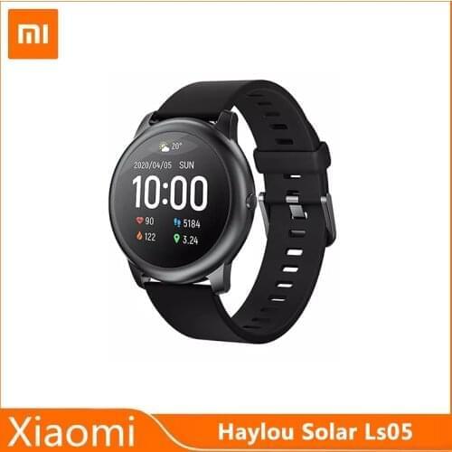 Haylou Solar LS05 Smart Watch Sport Metal Heart Rate Sleep Monitor IP68 Waterproof iOS Android Global Version for Xiaomi YouPin