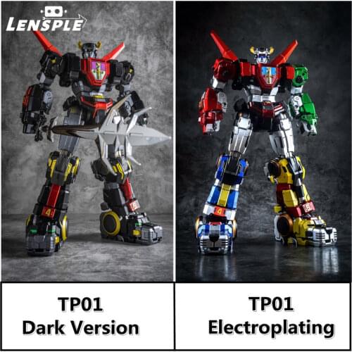 In Stock Transformation Titan Power TP-01 TP01 Beast Lion King Golion Alloy Metal Voltron Defender Action Figure Toys