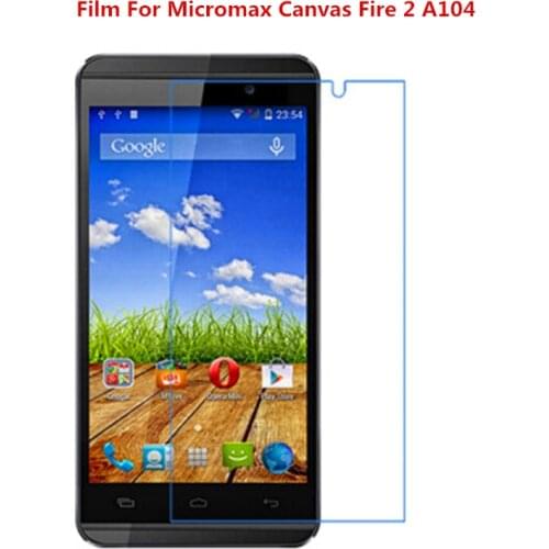 1/2/5/10 Pcs Ultra Thin Clear HD LCD Screen Protector Film With Cleaning Cloth Film For Micromax Canvas Fire 2 A104