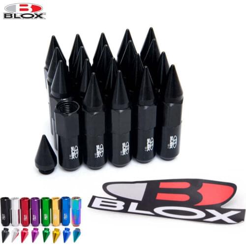 20PCS Blox M12X1.5/ M12X1.25 High Quality Aluminium Extended Tuner Wheels Rims Lug Nuts With Spike EP-550NSPK