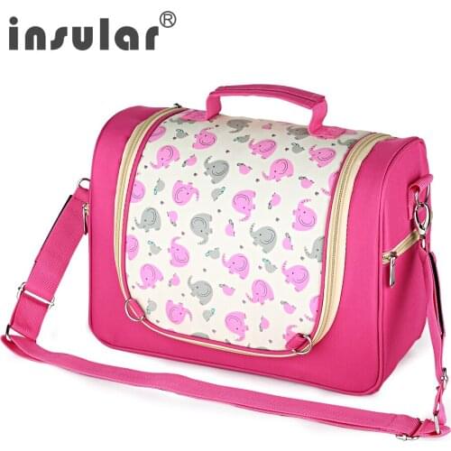 600D Printing Fashion Mommy Bag Stroller Bags Organizer