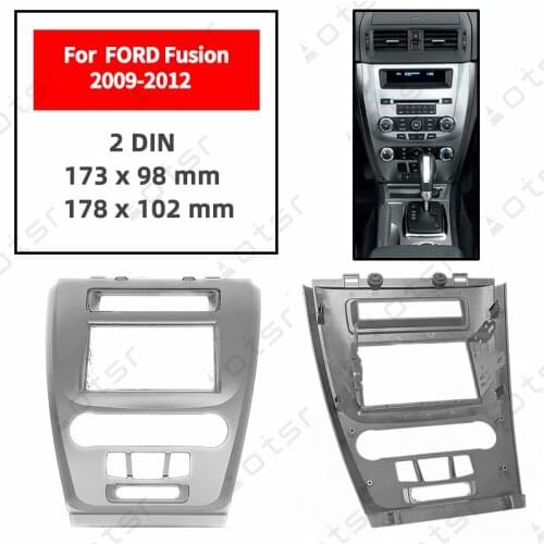 Car Radio Fascia Stereo Panel Plate For FORD Fusion 2009 2010 2011 2012 Frame Dash Kit