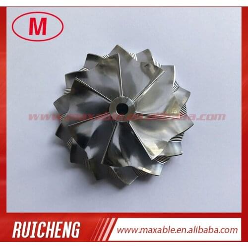 B03G 54.87/70.98mm 7+7 blades high performance turbocharger billet/milling/aluminum 2618 compressor wheel