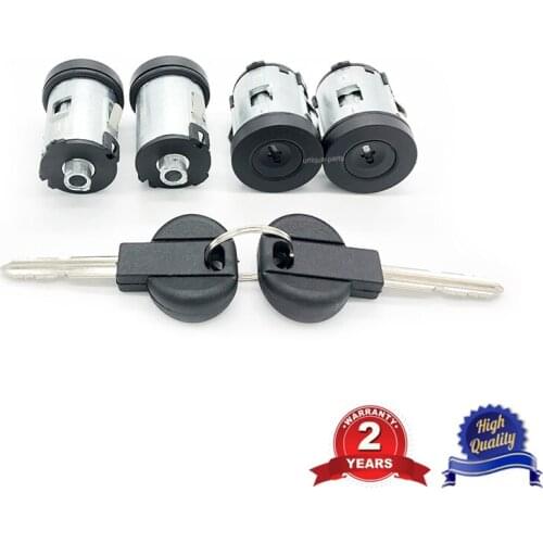 For Fiat Scudo 4x Barrel Door Lock Set Keys For Citroen Dispatch Peugeot Expert 4162L0