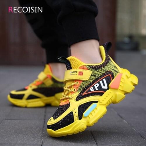 RECOISIN 2021 Sneakers Boys Casual Kids Shoes For Boy Children Sneakers Shoes Leather Anti-slippery Sports tenis infantil menino