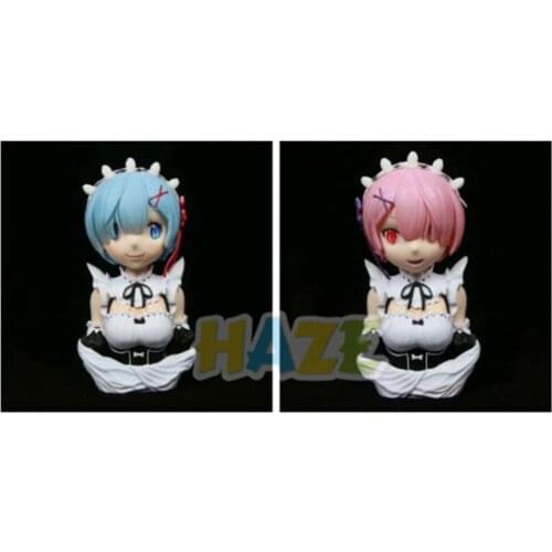Anime Re:Life in a different world from zero Rem Ram Bust PVC Figure Model Toy No Box New