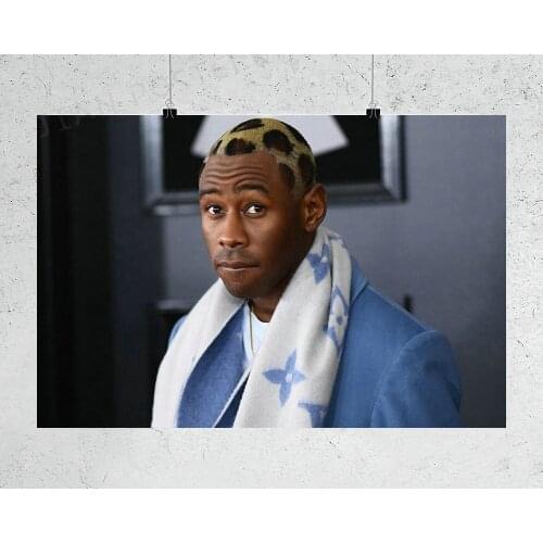 H142 Tyler the Creator Music Star 04 Wall Sticker Silk Poster Art Home Decoration