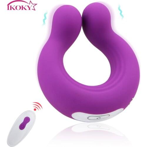 IKOKY 9 Speeds Cock Ring Vibrator Clitoris Stimulator Massager Vibrator Penis Vibrator Clitoral Stimulation Sex Toys Couple