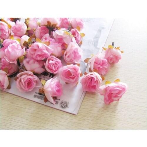 Artificial flowers Camellia multicolor for wedding decoration 2.7cm diameter home decoration