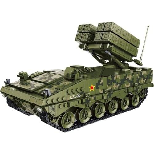 Military War Weapon HJ-10 anti-tank missile Model Bricks Building Blocks Toys for Children Kids Boy Gifts 1561Pcs