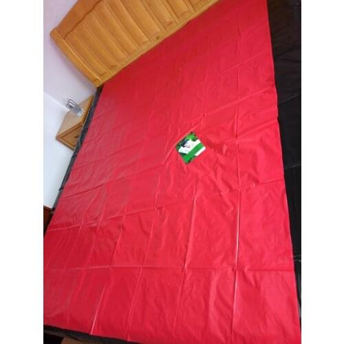 Red color waterproof bedsheet,sex using bedsheet, massage and oil pushing use bedsheet bed cover sex toys