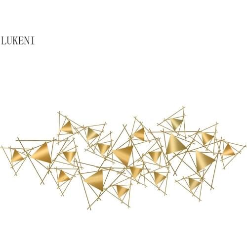 Metal Wall Decoration Nordic Wall Hanging Living Room Sofa Background Wall Modern Three-dimensional Light Luxury Wall Decoration