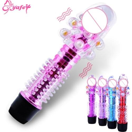 Soft G spot Vibrator Jelly Dildo Penis Vibrator G-spot Massager Clitoris Stimulator Sex Toys for Women Female Masturbator