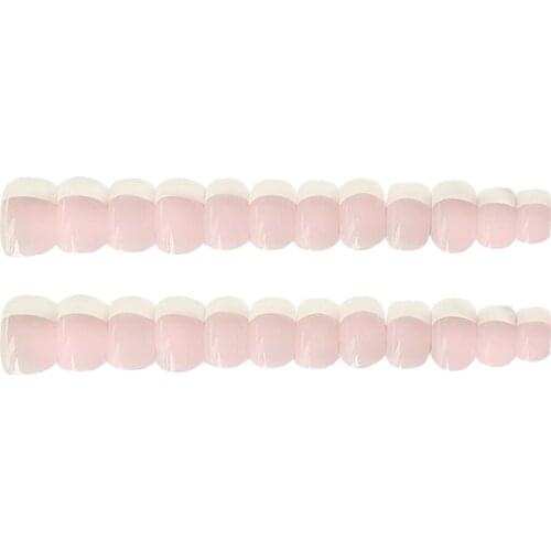 Bulk 24 Full Cover False Nails Artificial Nails Full Coverage Natural Nails 12 Different Size