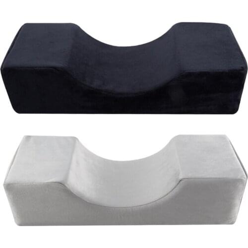 Eyelash Extension Velvet Warm Neck Pillow | U-shape Ergonomic Curve Pillow, Makeup Grafting Eyelash Pillow Neck Support